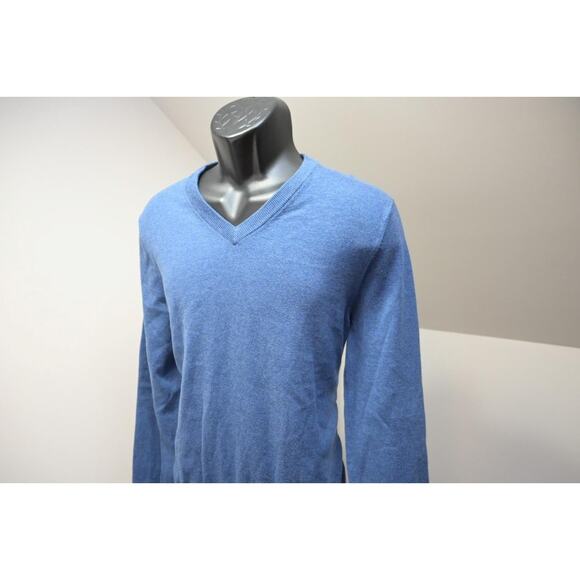 Brooks Brothers Other - Brooks Brothers 346 Supima V Neck Sweater Blue Casual‎ Luxury Mens Medium